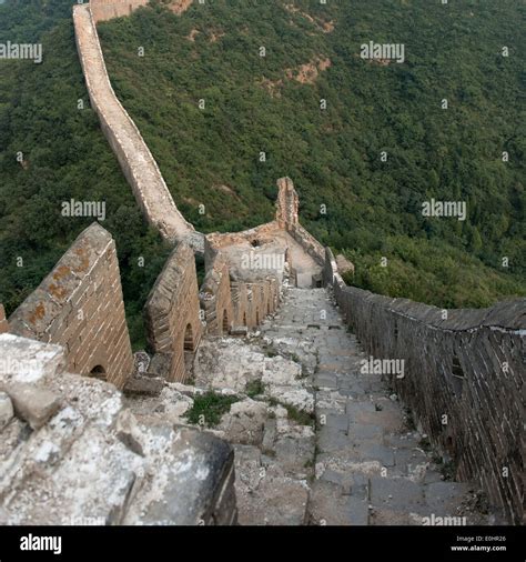 Tourist section of the Great Wall of China