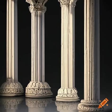 A ancient Greek column