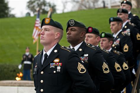 Green Berets in ceremony