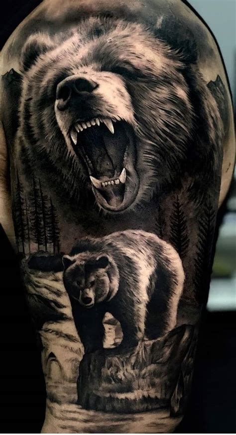 Description of Grizzly Bear Tattoos