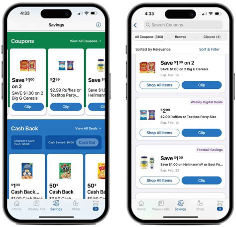 Apps for finding grocery coupons