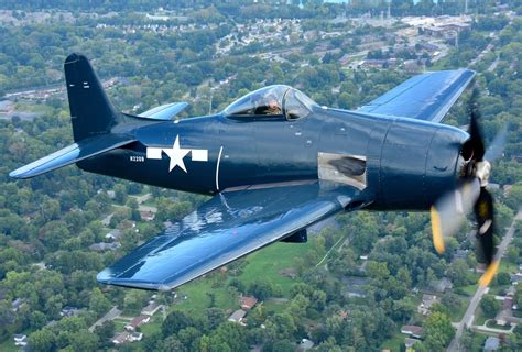 Grumman F8F Bearcat in flight