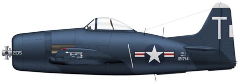 Grumman F8F Bearcat side view