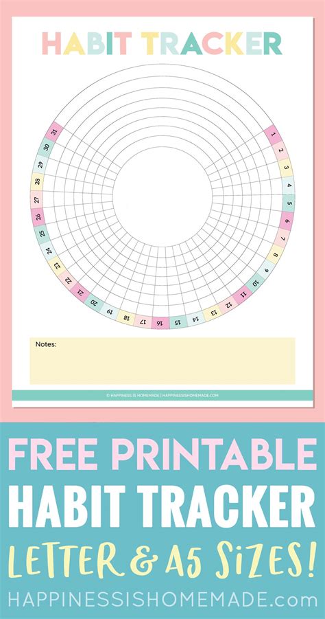 Habit Journaling Tracker Printables