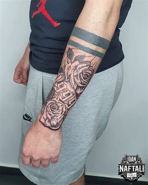 Half sleeve arm tattoos for men