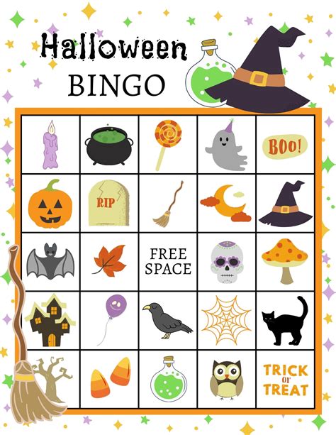 Halloween bingo printables benefits