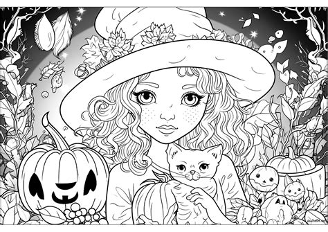 Halloween coloring books