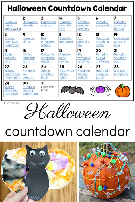 Halloween Countdown Ideas for Kids