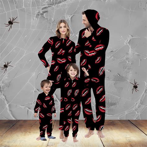 Halloween PJs with vampires