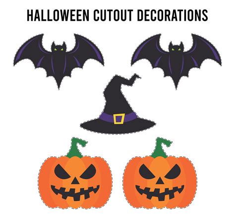 Halloween printable decorations