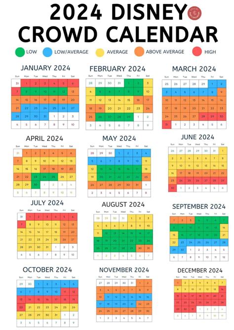 Hallowscream Crowd Calendar Overview