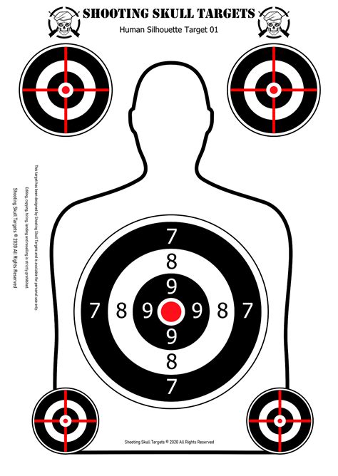 Handgun target practice at a shooting range