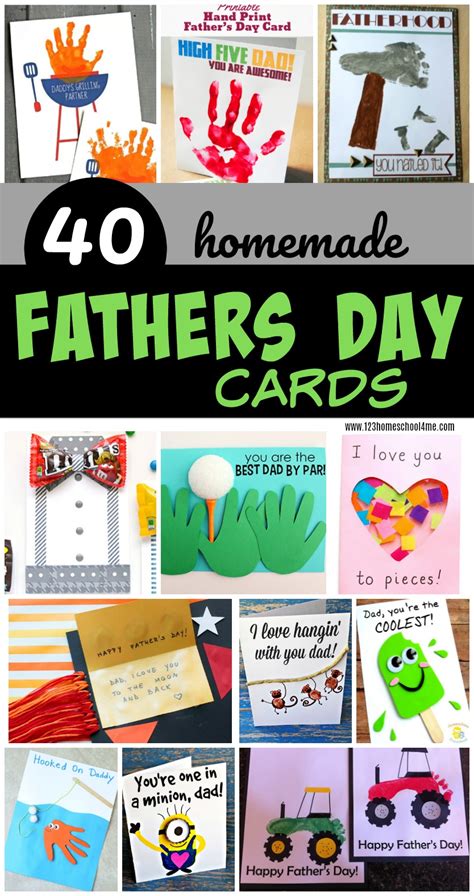 Handmade Fathers Day cards