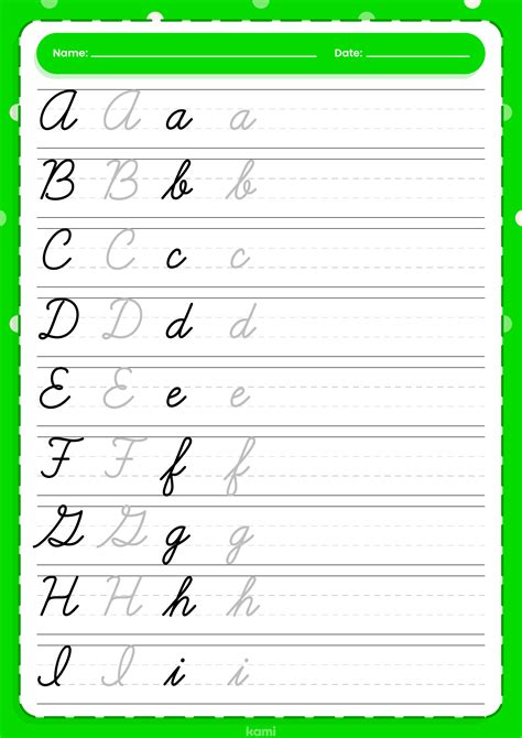 Handwriting worksheets printables for teachers