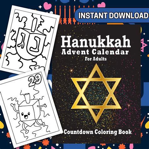 Hanukkah advent adults