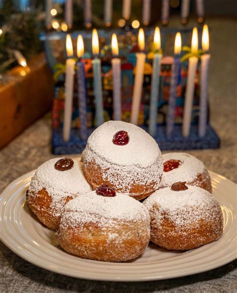 Hanukkah sufganiyot