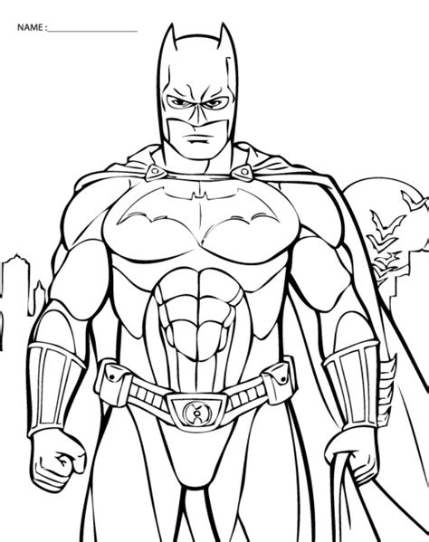 Happy birthday coloring pages for boys with superheroes