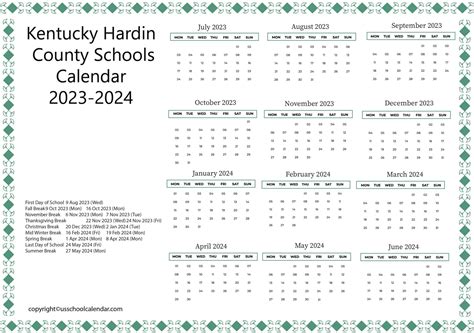 Hardin County Schools Ky Calendar