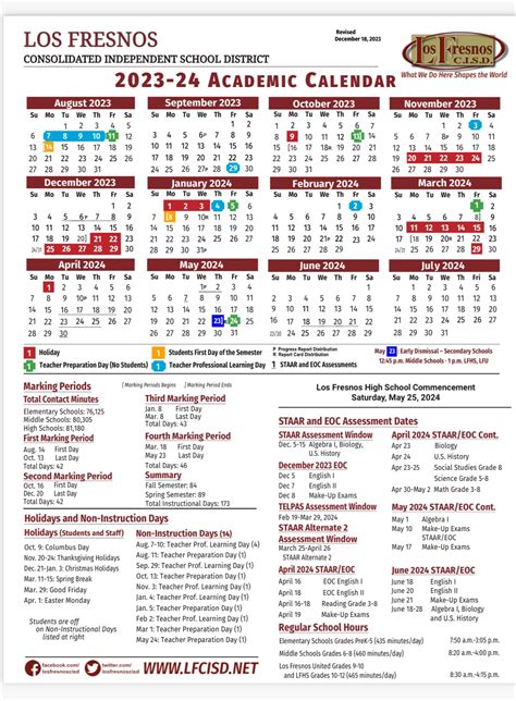 Harlingen CISD Calendar Image 2