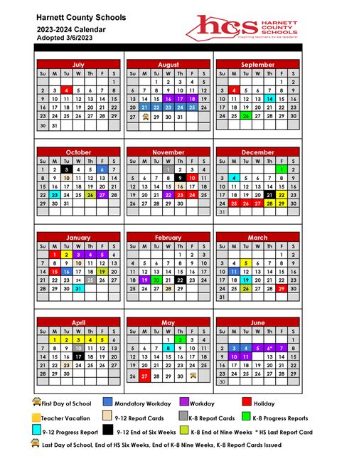 Harnett County Schools Calendar Image 8