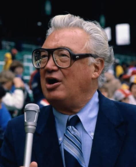 Harry Caray in the Broadcast Booth