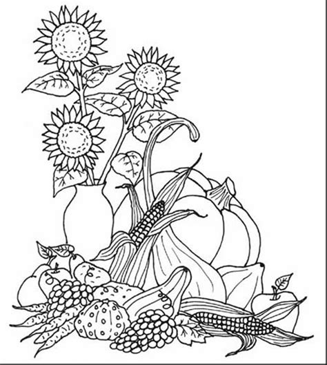 Harvest Coloring Page