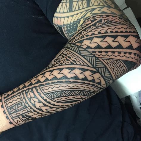 Hawaiian tattoo sleeve