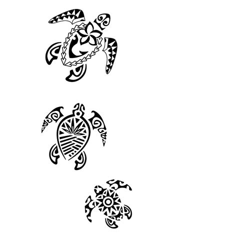 Hawaiian Turtle Tattoo Symbols