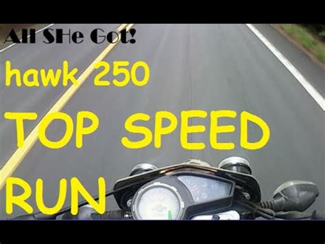 Hawk 250 Top Speed