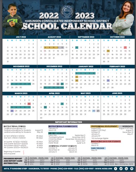 HCISD School Calendar Photos