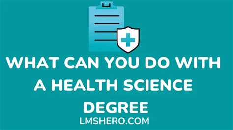 health sciences degree holder