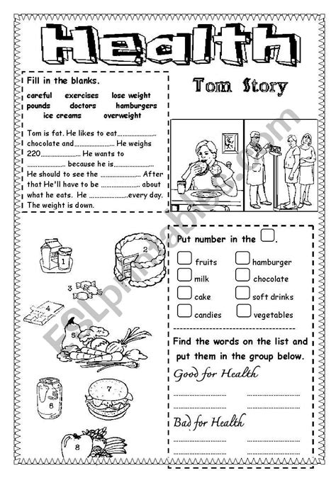 Health Worksheets