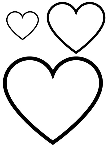 Heart Printable Template