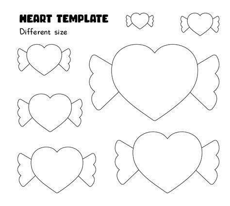 Heart Printable Templates in Education