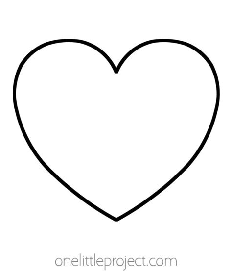 Heart Shape Printable Template Benefits