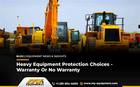 Heavy Equipment Warranty Maintenance