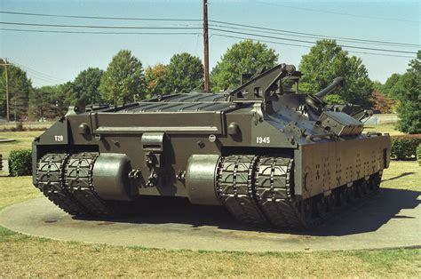 A photo of a heavy tank, highlighting its weight