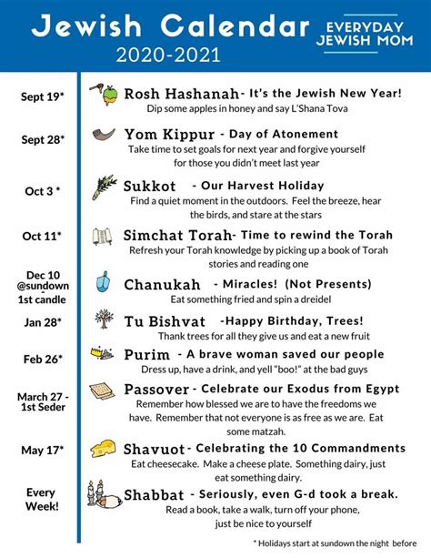 Hebrew Holidays