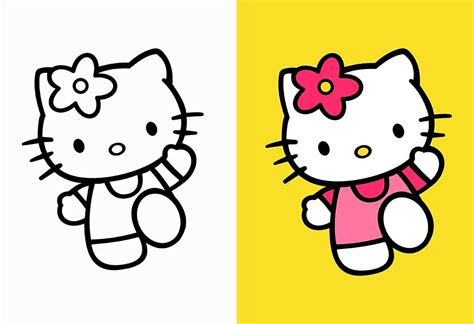 Hello Kitty coloring book tips