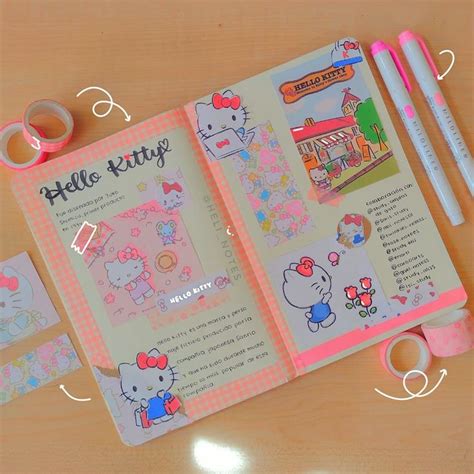 Hello Kitty journal ideas