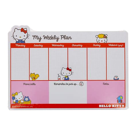 Hello Kitty planner pages