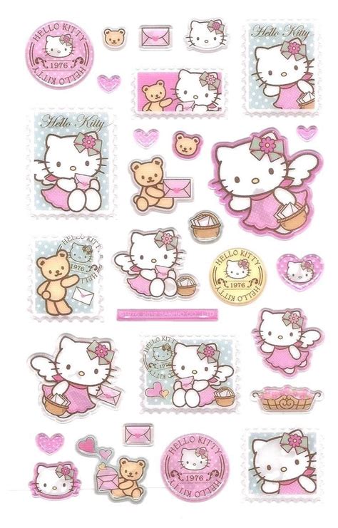 Hello Kitty stickers and labels