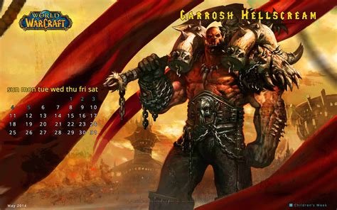 Hellscream Calendar Features