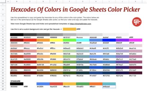 Working with Hex Codes