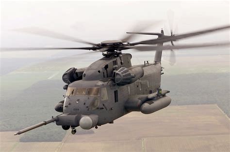 HH-53 Pave Low Helicopter in Flight