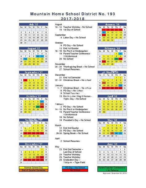 Princeton High School Calendar