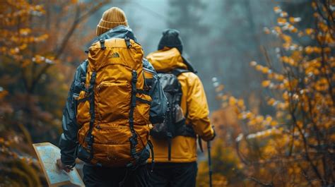 Hiker Navigating Trail