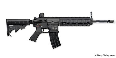 HK416 military rifle