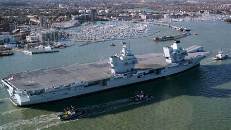 HMS Prince of Wales Undergoing Repairs