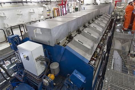 The engine room of the HMS Queen Elizabeth